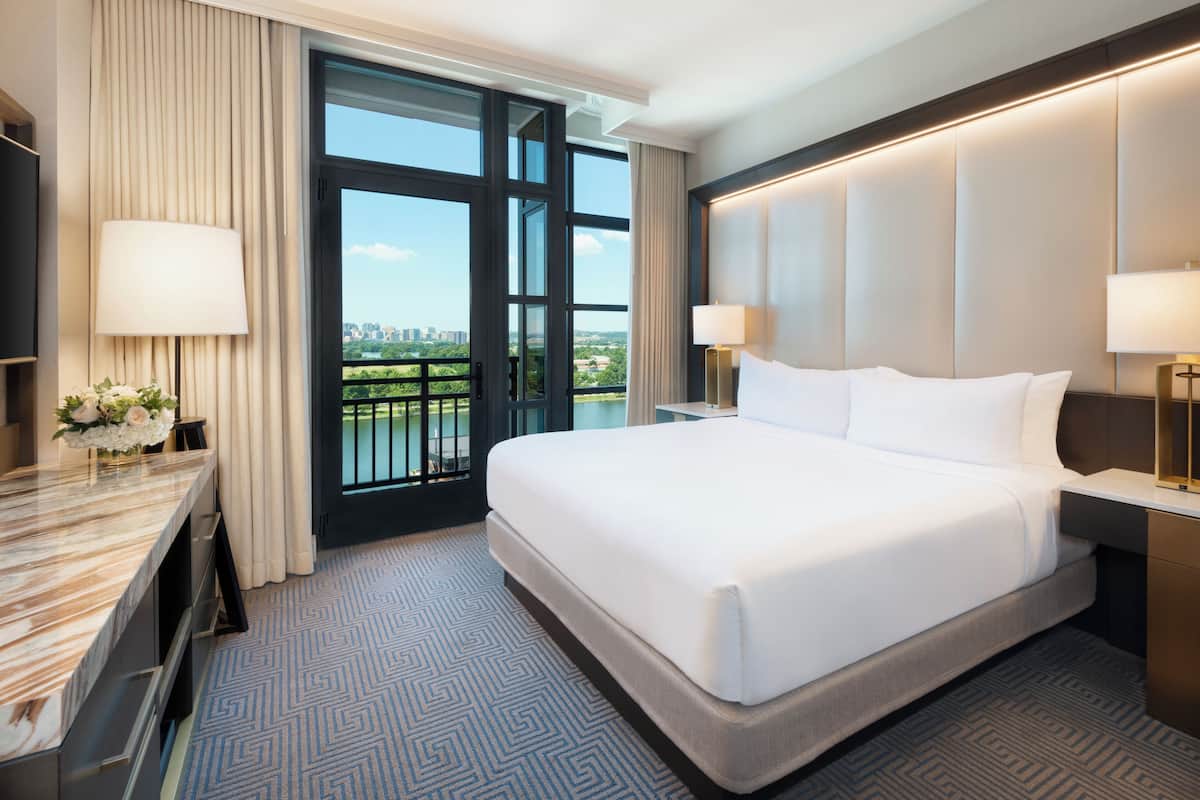Junior Suite, 1 King Bed, Balcony, River View (Juliet Balcony) | 1 bedroom, Egyptian cotton sheets, premium bedding, down comforters