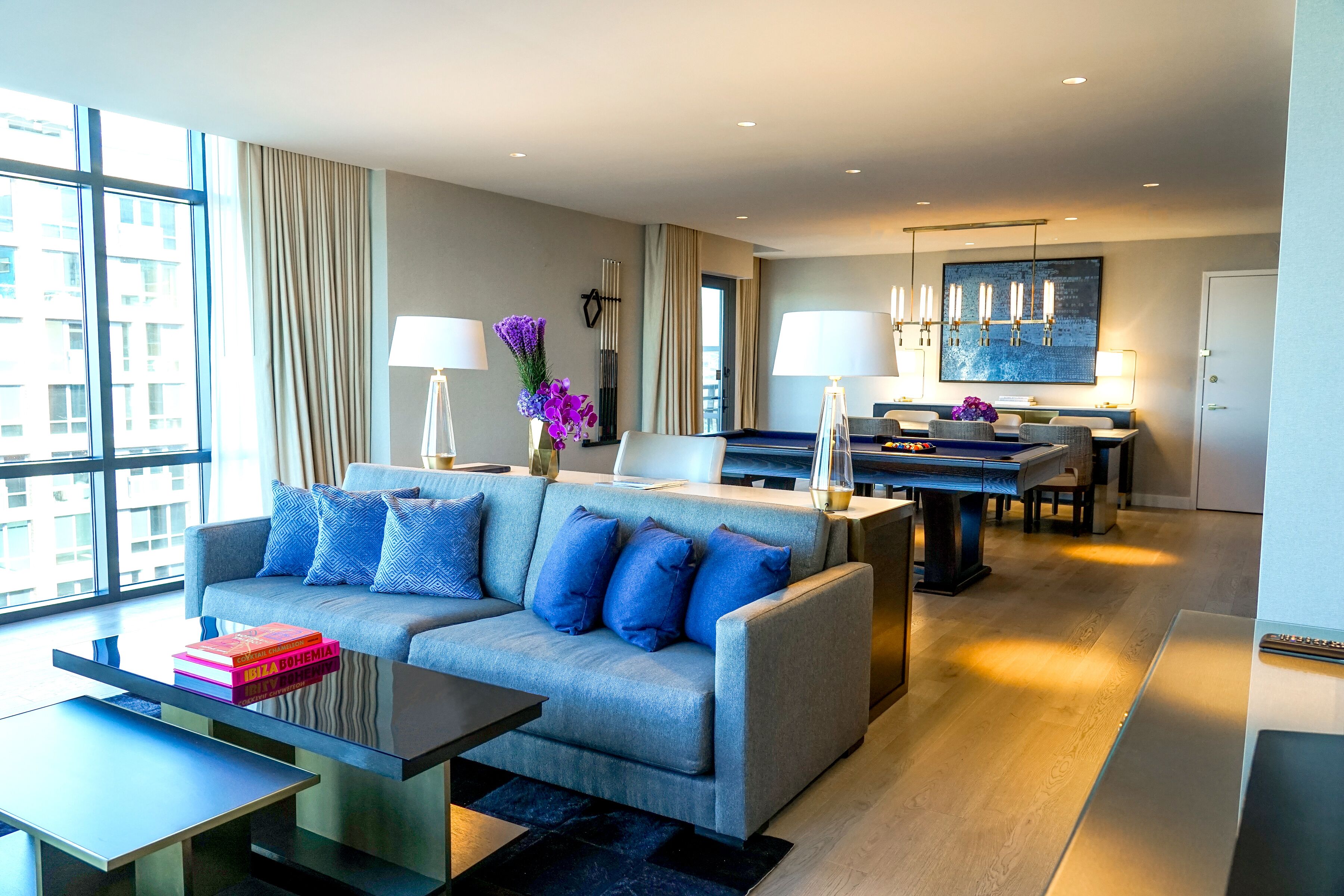 Suite, 1 King Bed (Anchor) | Living area | 50-inch flat-screen TV with digital channels, TV, iPod dock