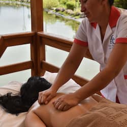 Sauna, body treatments, aromatherapy, facials