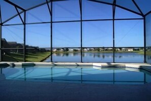 Indoor pool - Mark's Eagle Pointe Villa 4 Bedroom IPG Florida (Kissimmee)
