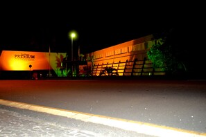 Front of property – evening/night