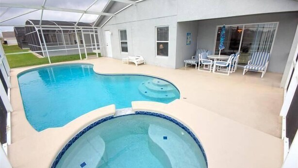 Outdoor pool - Eric s Clear Creek Villa 4 Bedroom IPG Florida (Clermont)
