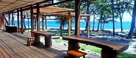 Opções para refeição ao ar livre