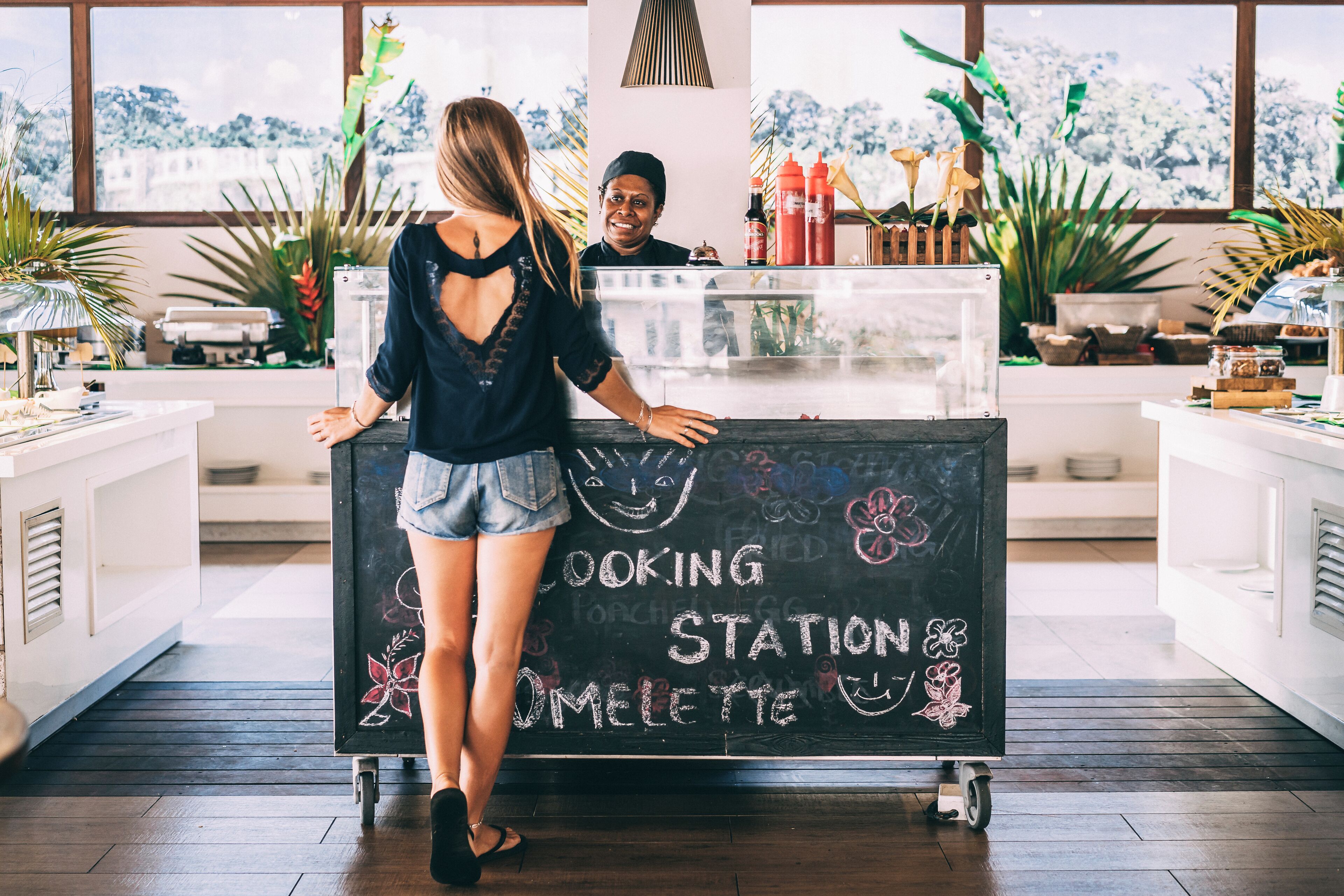 breakfast, lunch served; local and international cuisine, beach views