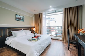 Junior Double Room, Lake View | Premium bedding, pillowtop beds, minibar, in-room safe