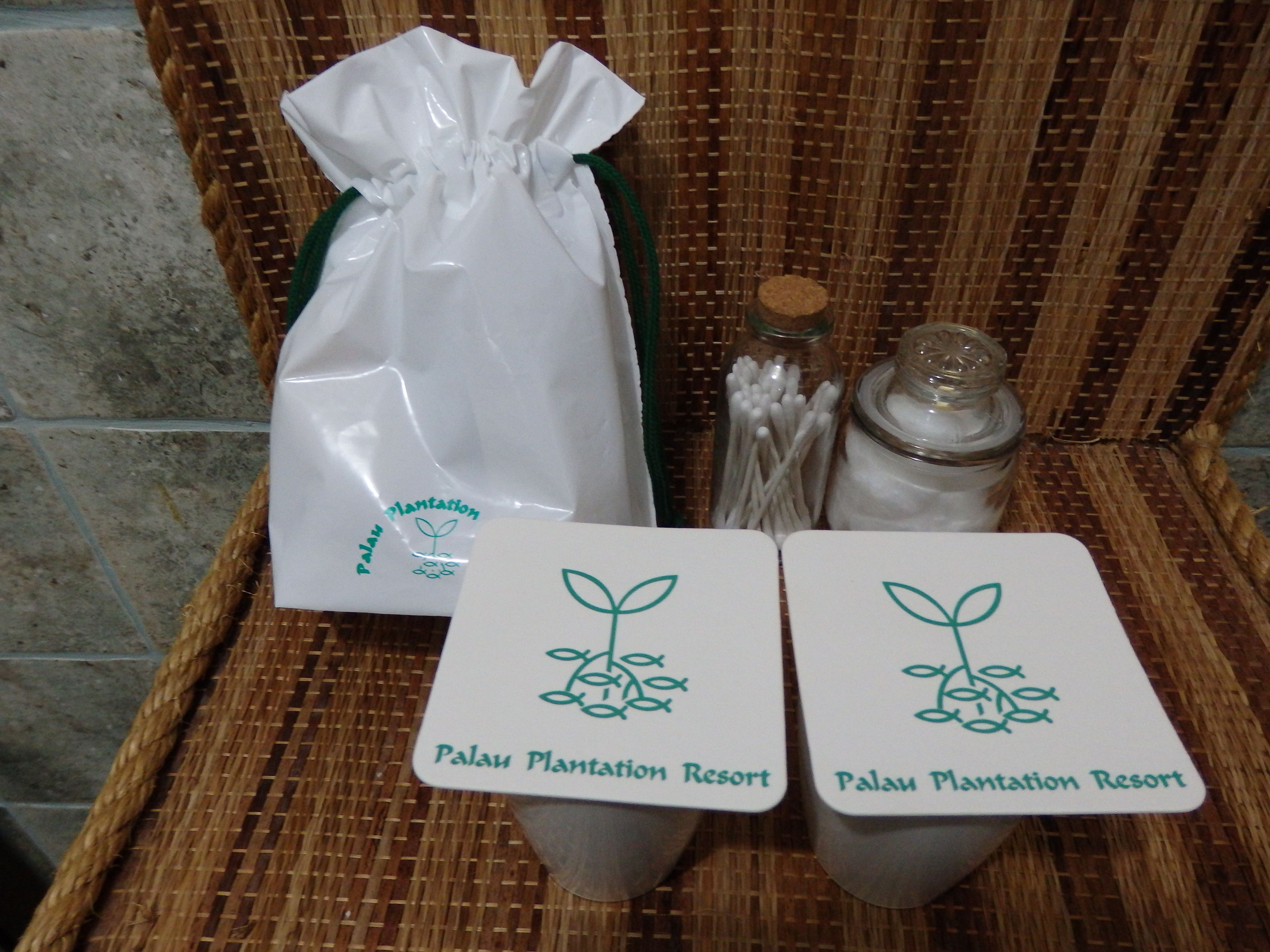 free toiletries, hair dryer, slippers, towels