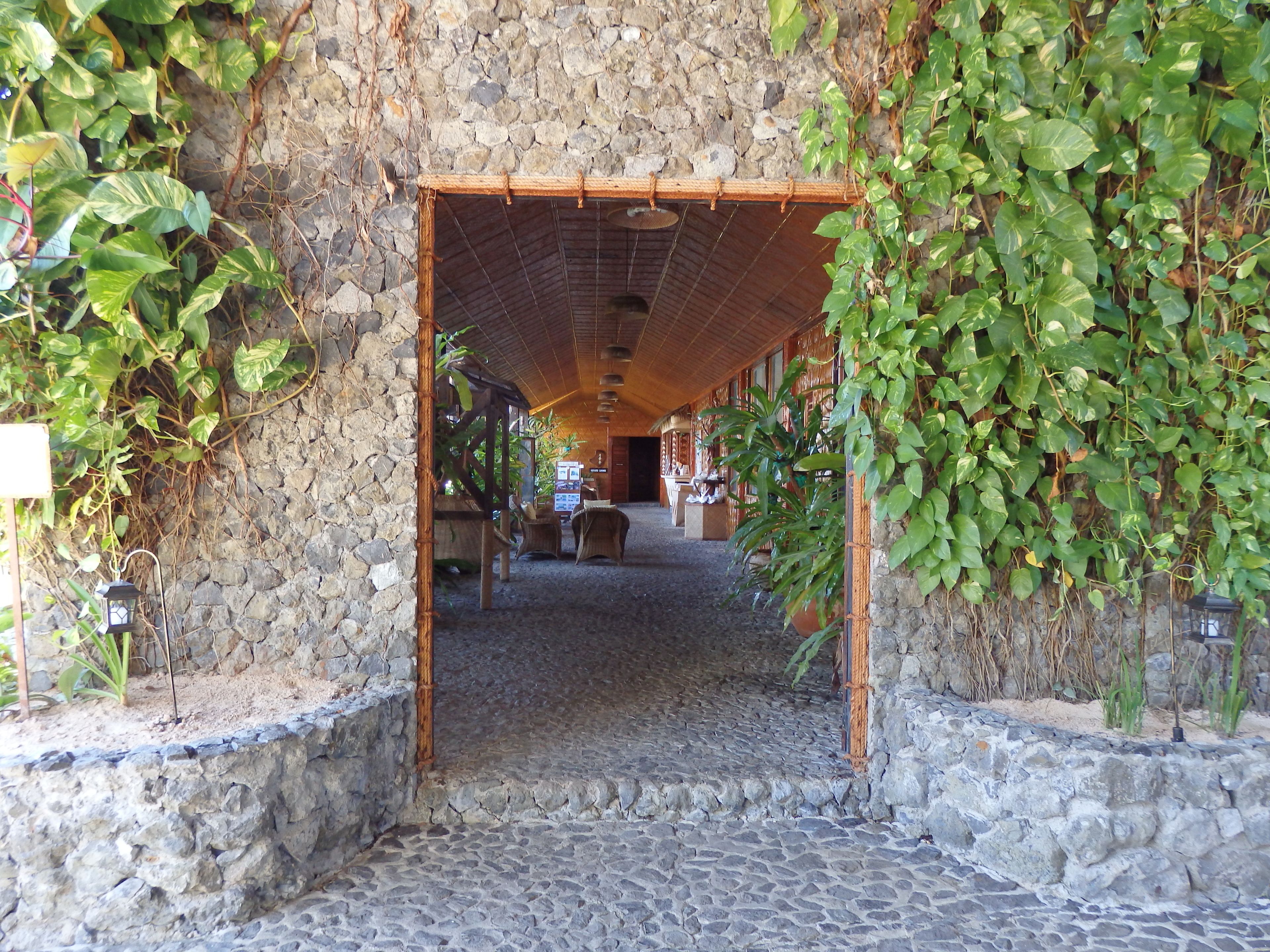 Entrada de la propiedad