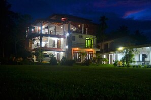 Front of property – evening/night