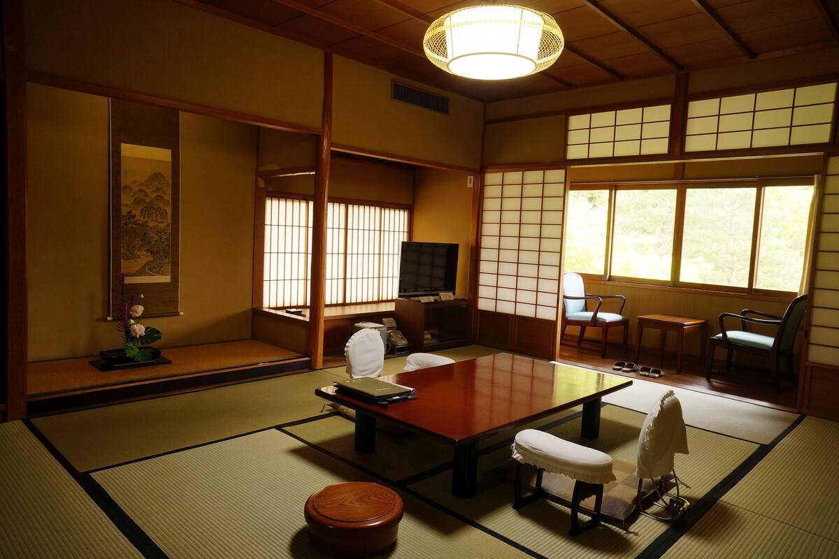Japanese Style Room -FUSEN no MA- 201, Non-Smoking | Desk, laptop workspace, iron/ironing board