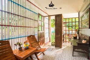 House, 2 Bedrooms, River View | Living area | Flat-screen TV - Kanecha's Home (Lampang)