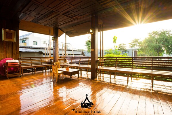 House, 2 Bedrooms | Terrace/patio - Kanecha's Home (Lampang)