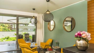 Sala de estar en el lobby