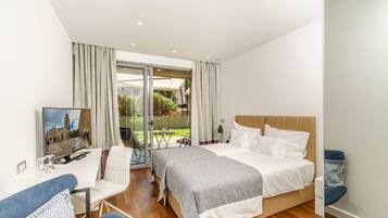 Superior Twin Room, Pool Access, Garden Area | View from room