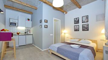 Estudio City, terraza | 1 dormitorio, escritorio, sistema de insonorización