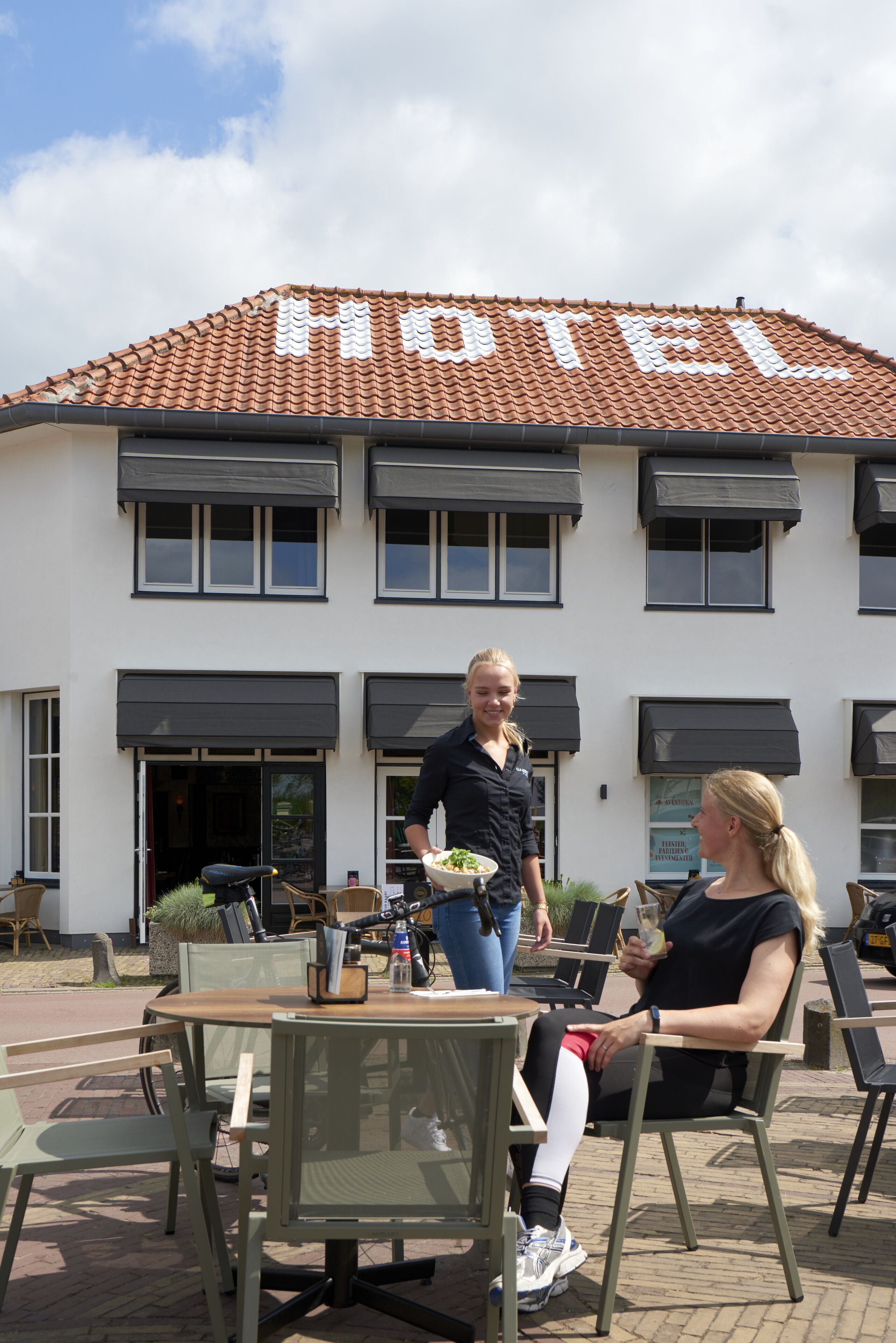 Voorkant van accommodatie