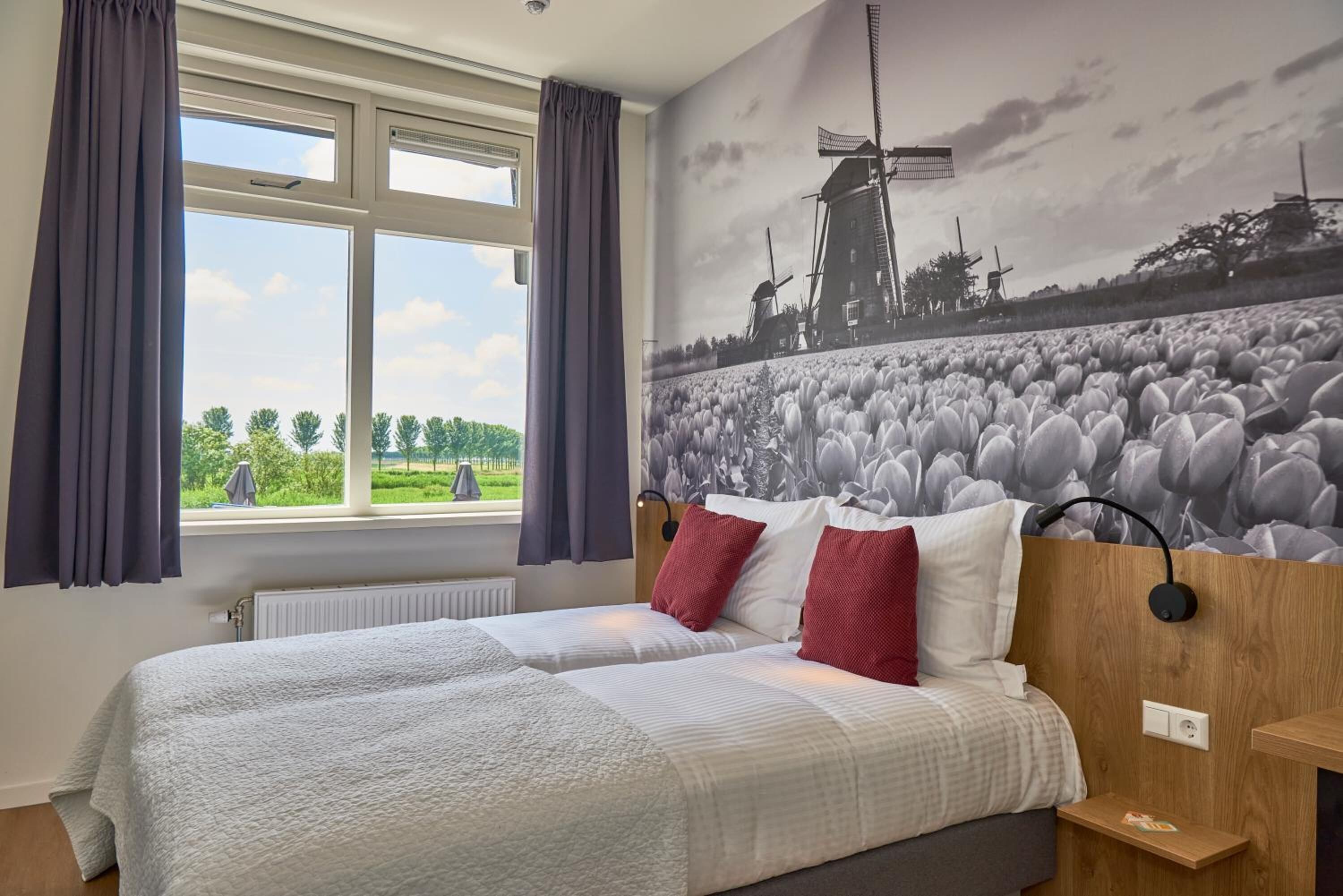 blackout curtains, cots/infant beds, free wifi, bed sheets