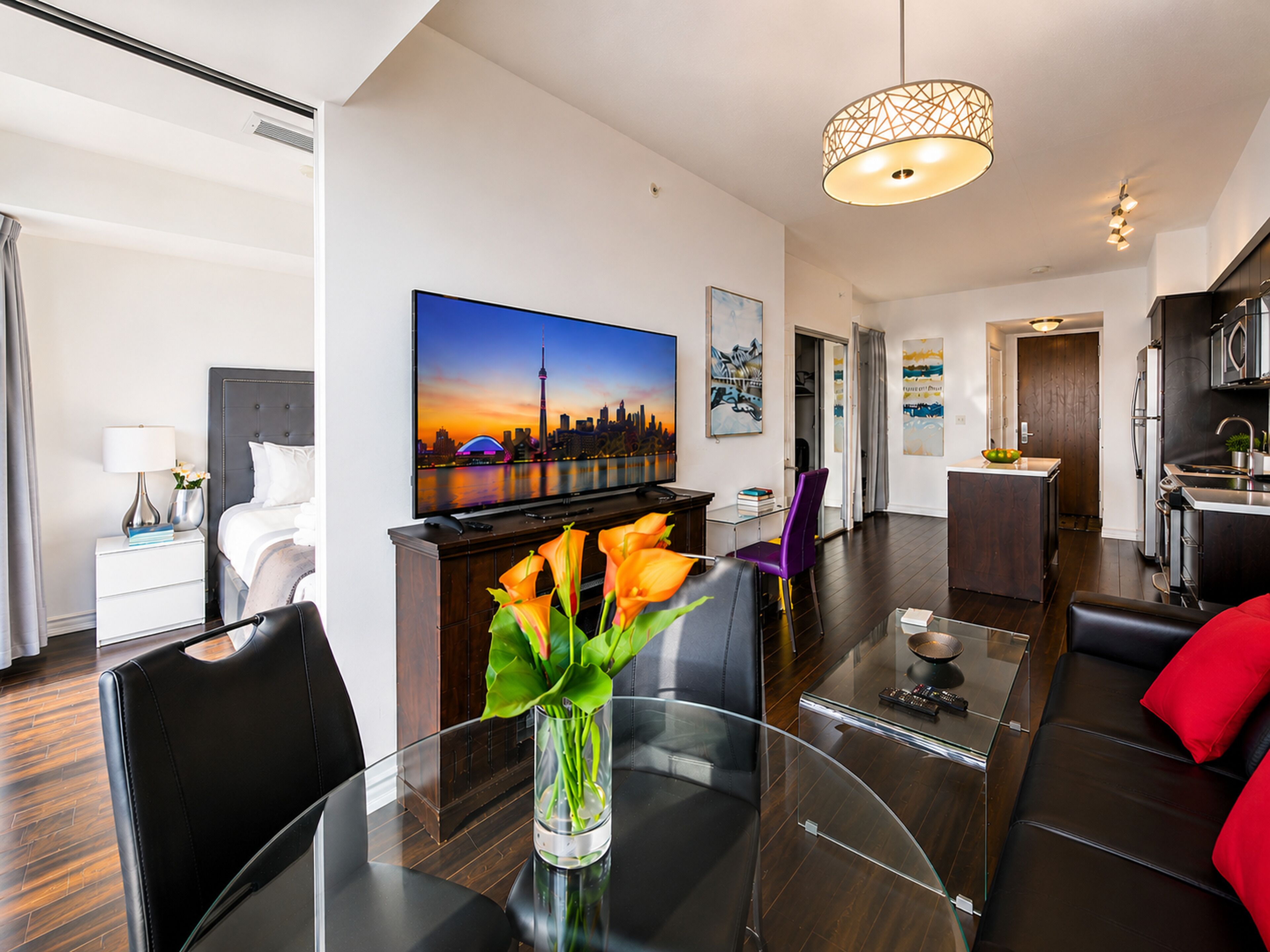 Superior-Suite, 2 Schlafzimmer, Küche, Stadtblick