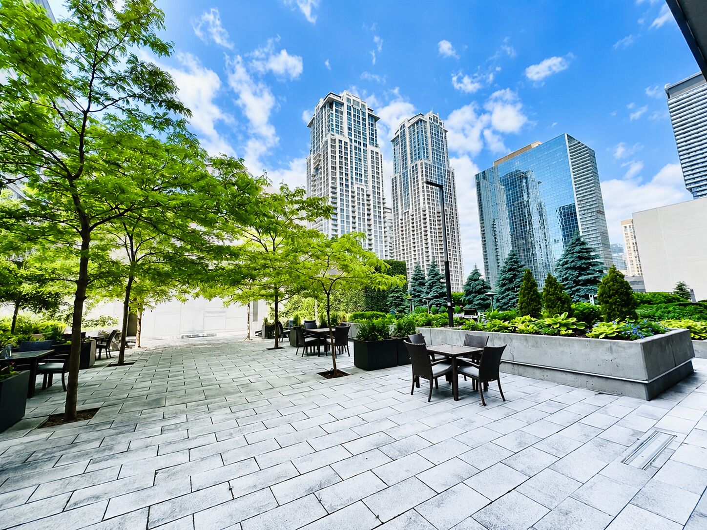 Terrasse sur le toit