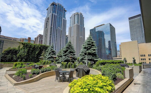Terrasse sur le toit