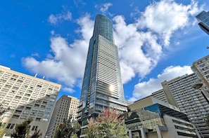 Façade de l’hébergement