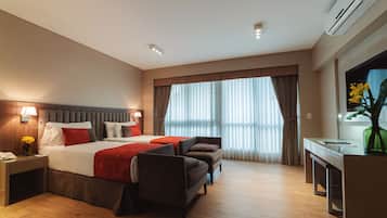 Studio, 2 lits une place | Coffres-forts dans les chambres, chambres insonorisées