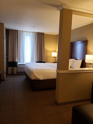 Suite, 1 King Bed, Accessible, Non Smoking | Pillowtop beds, desk, laptop workspace, blackout drapes - Comfort Inn & Suites Sidney I-80 (Sidney)