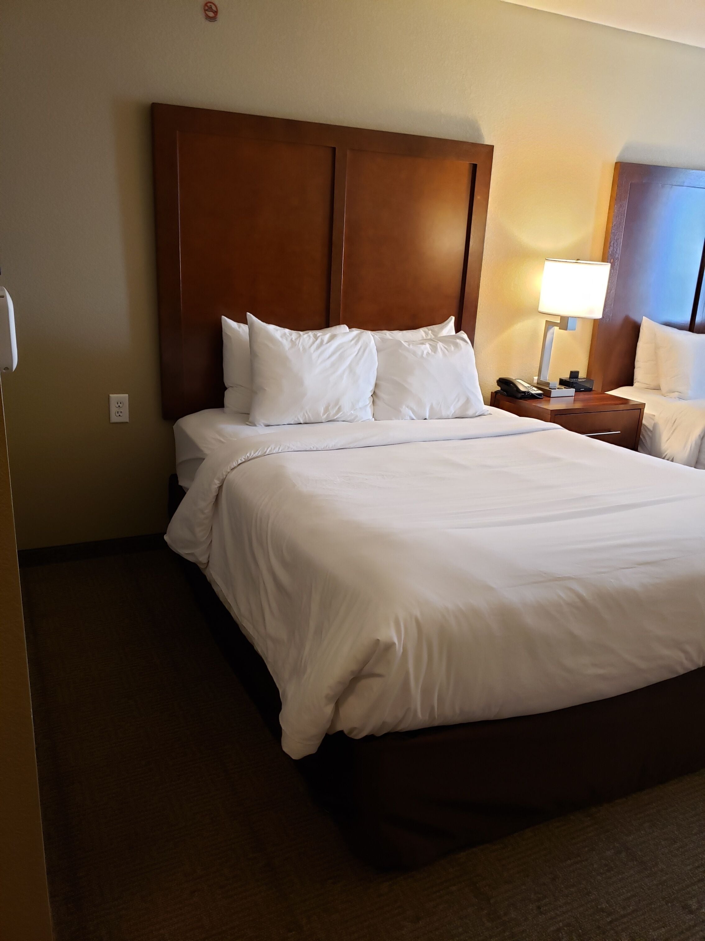 room, 2 queen beds, non smoking | pillow-top beds, desk, laptop workspace, blackout curtains