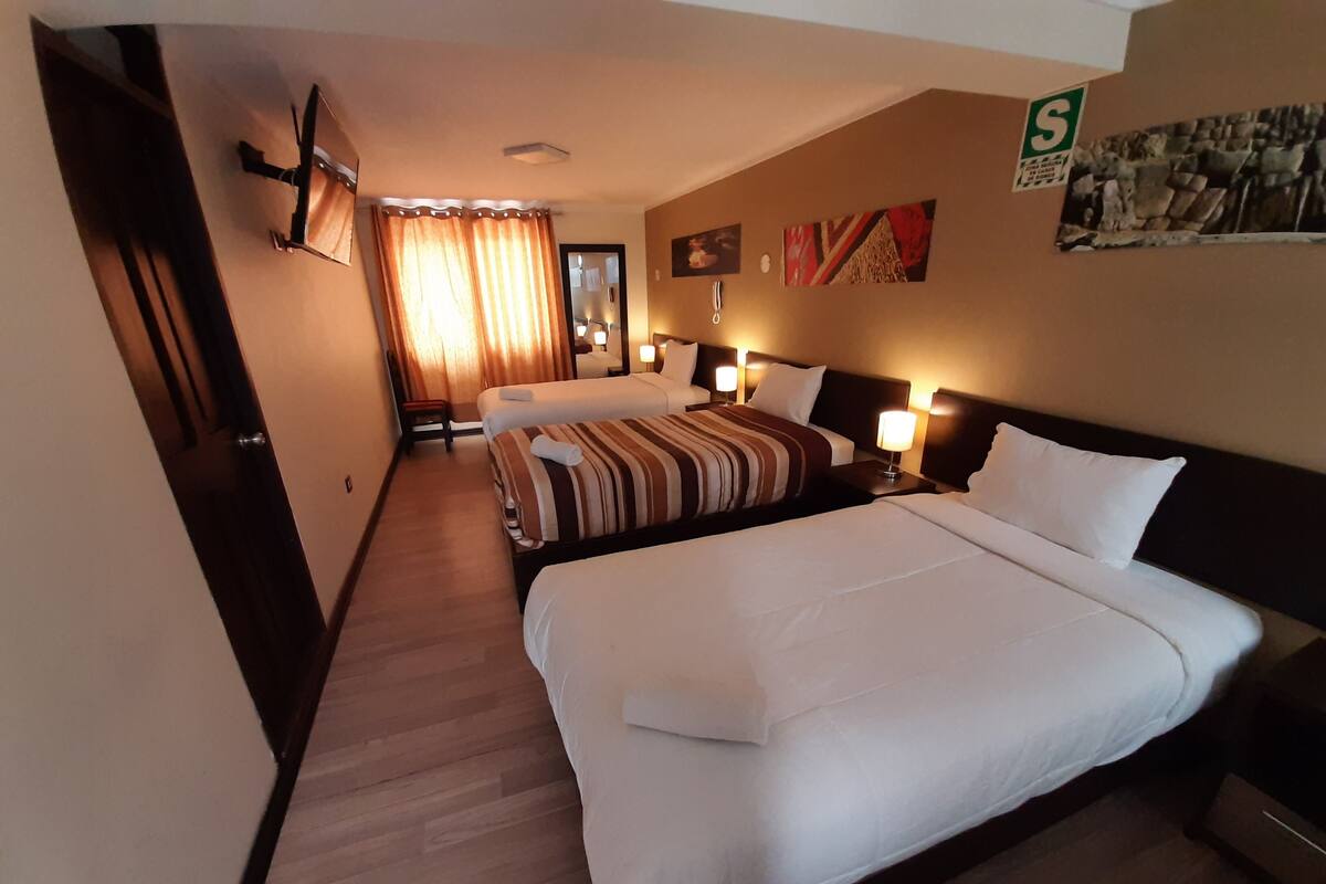 Triple Room | Desk, cribs (free), rollaway beds (surcharge), WiFi (free)