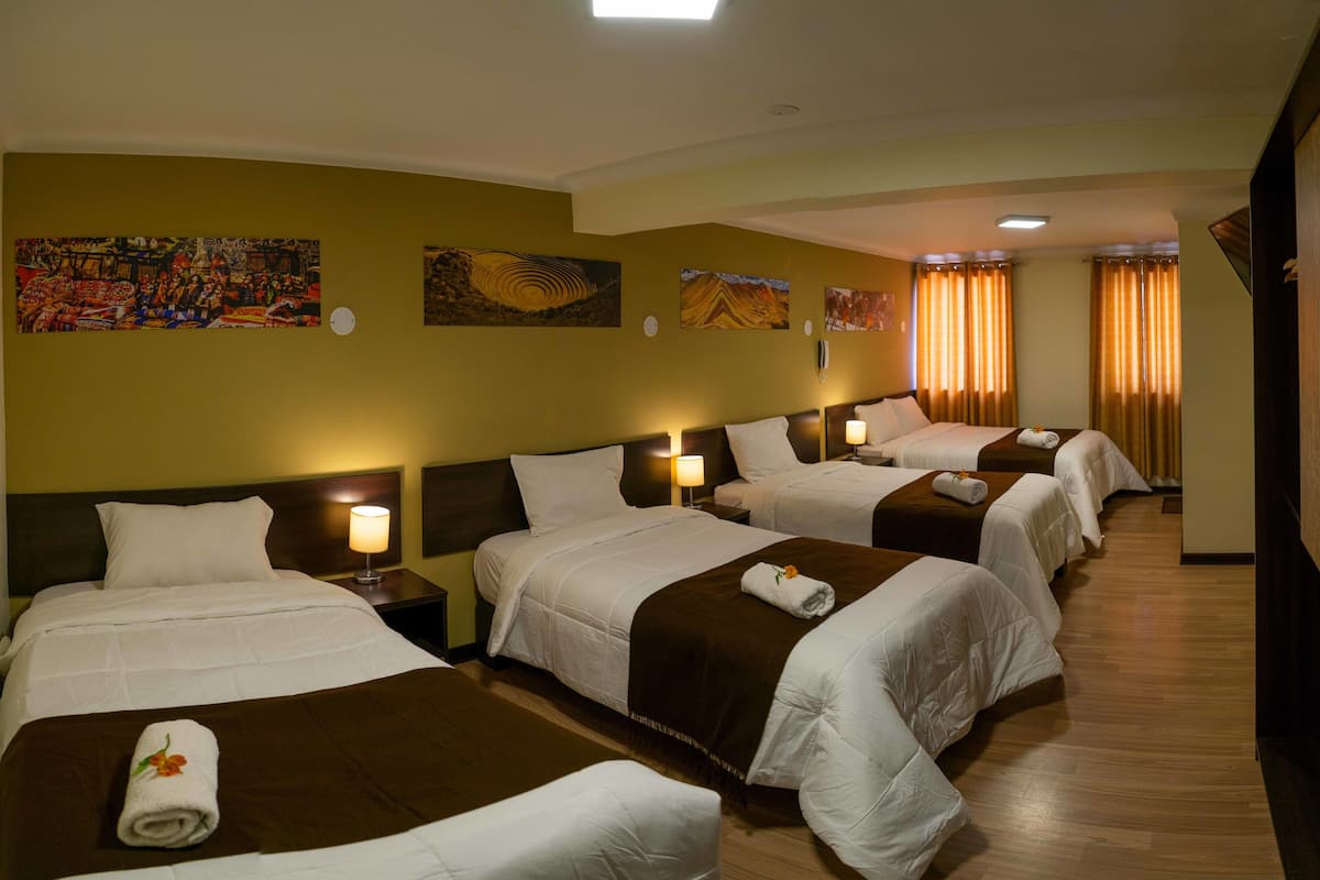 Quadruple Room | Desk, cribs (free), rollaway beds (surcharge), WiFi (free)