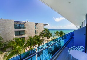 Reef Suite King | View from room - The Carmen Hotel - Ocean Front (Playa del Carmen)