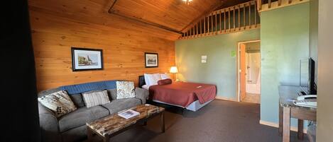 Chambre Simple, 1 grand lit et 1 canapé-lit | 1 chambre, rideaux occultants, draps fournis