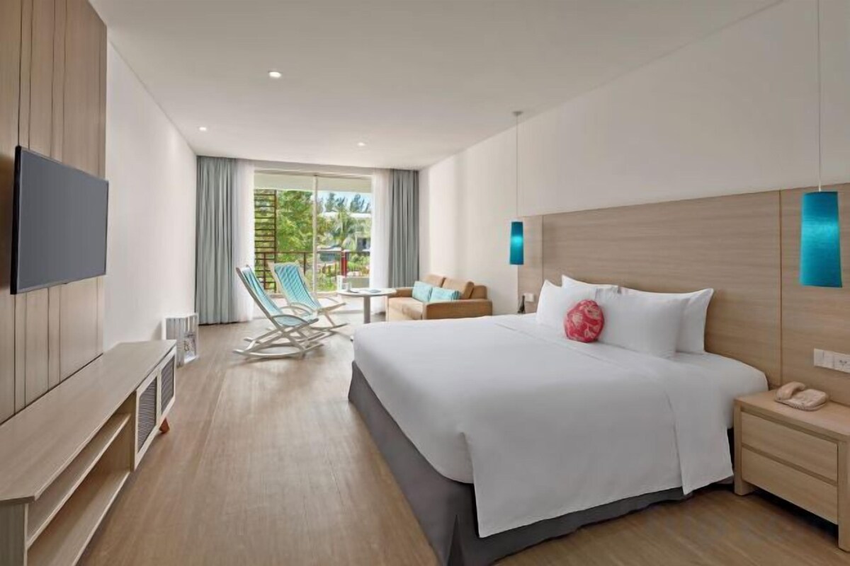 Minibar, in-room safe, blackout curtains, free cots/infant beds