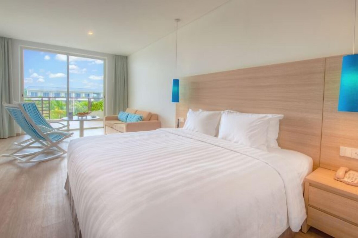 Minibar, in-room safe, blackout curtains, free cots/infant beds