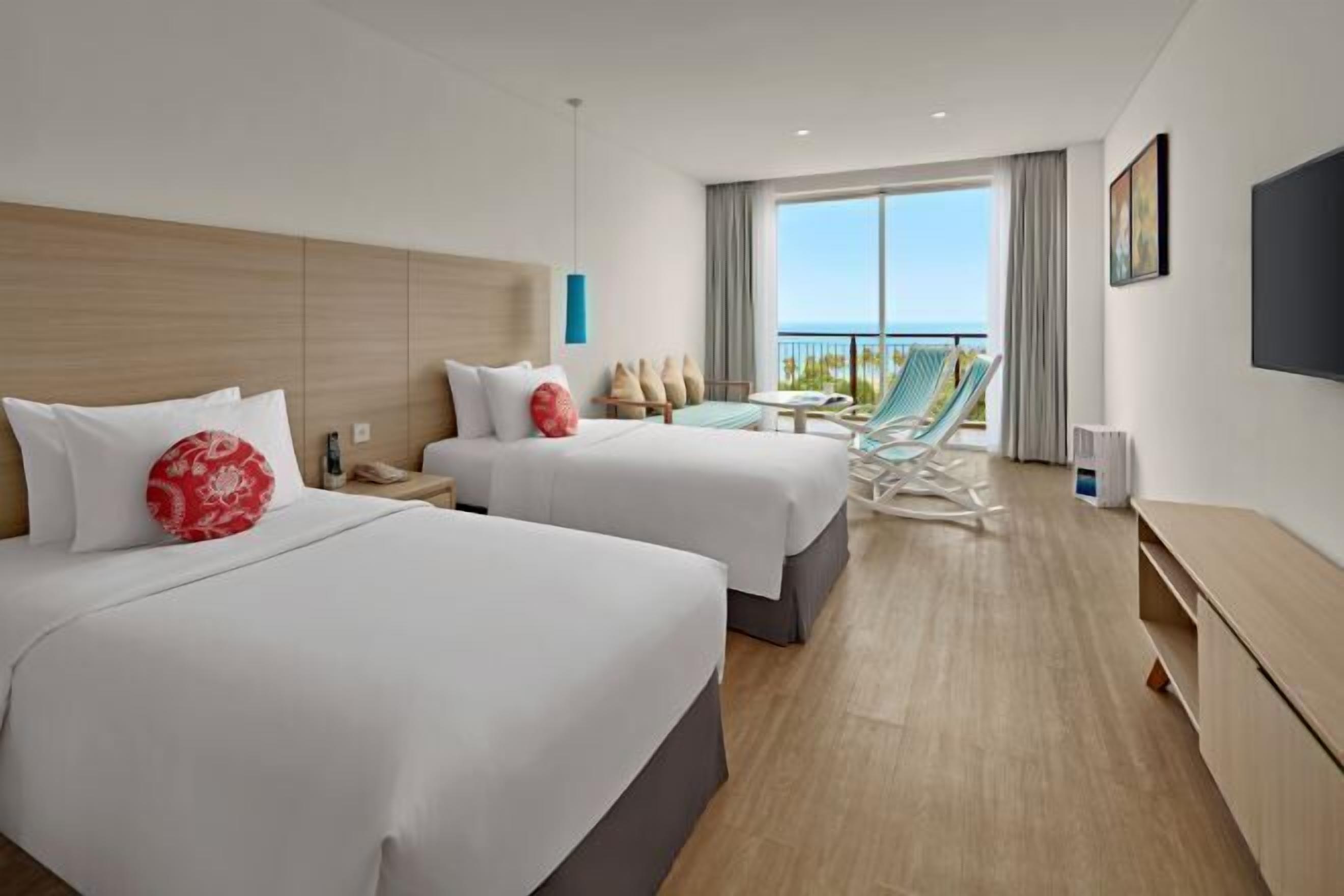 Minibar, in-room safe, blackout curtains, free cots/infant beds