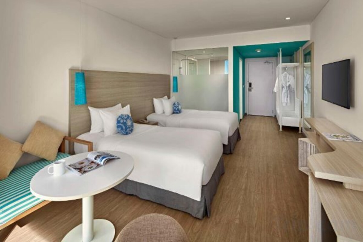 Minibar, in-room safe, blackout curtains, free cots/infant beds