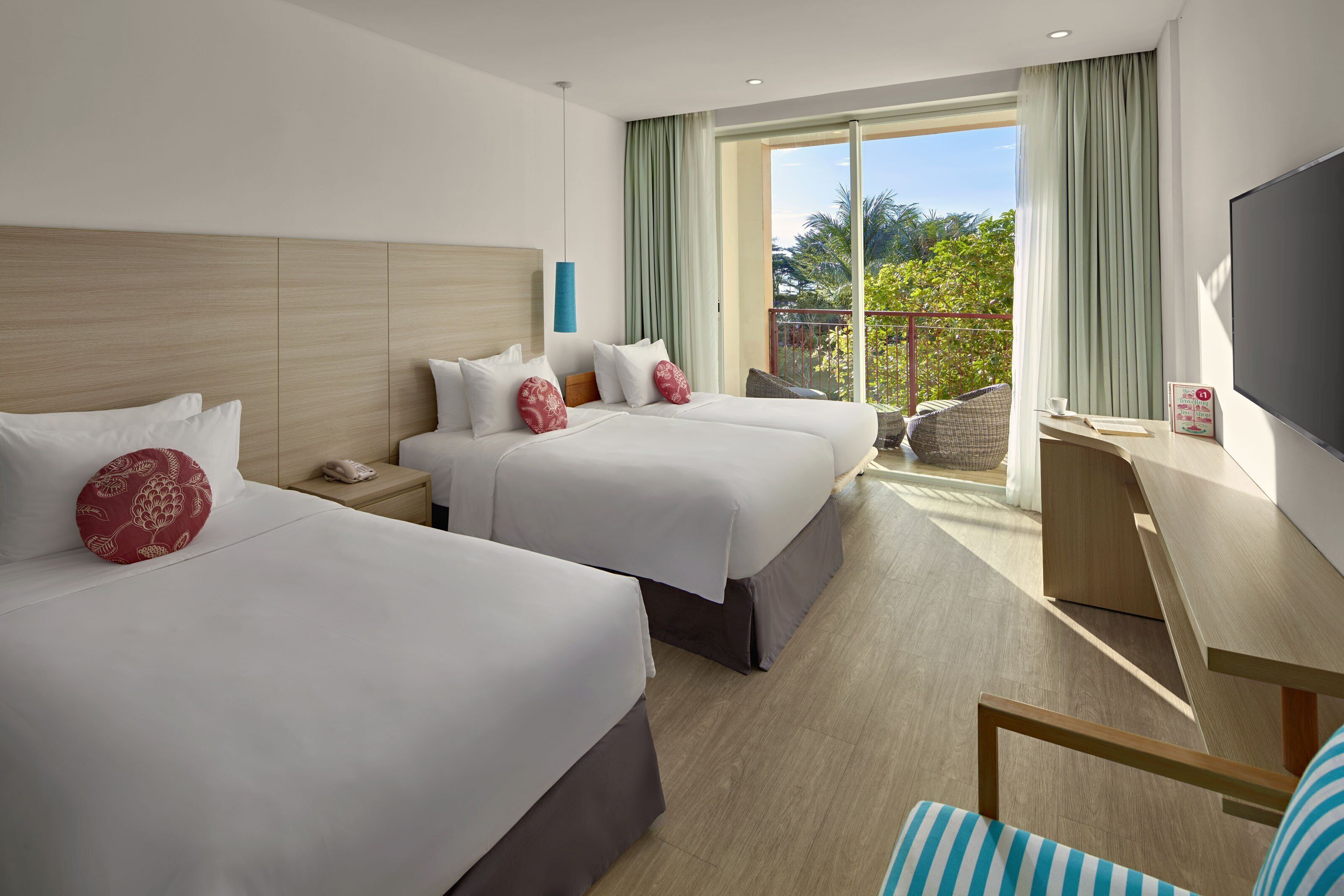 Minibar, in-room safe, blackout curtains, free cots/infant beds