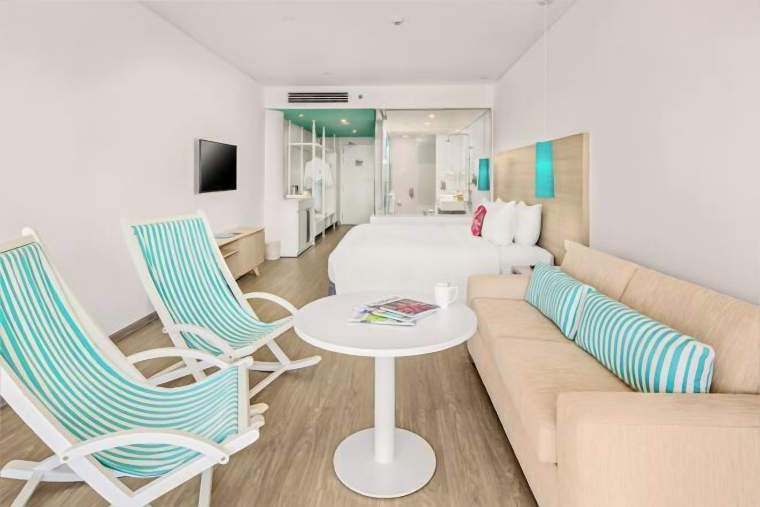 Minibar, in-room safe, blackout curtains, free cots/infant beds