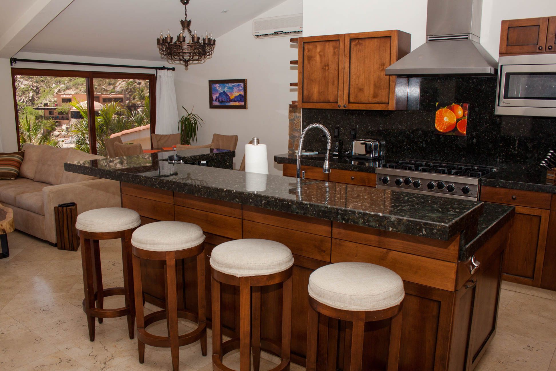 Villa Premium, 3 habitaciones, vista a la bahía | Cocina privada | Refrigerador con congelador, microondas y parrilla de estufa 