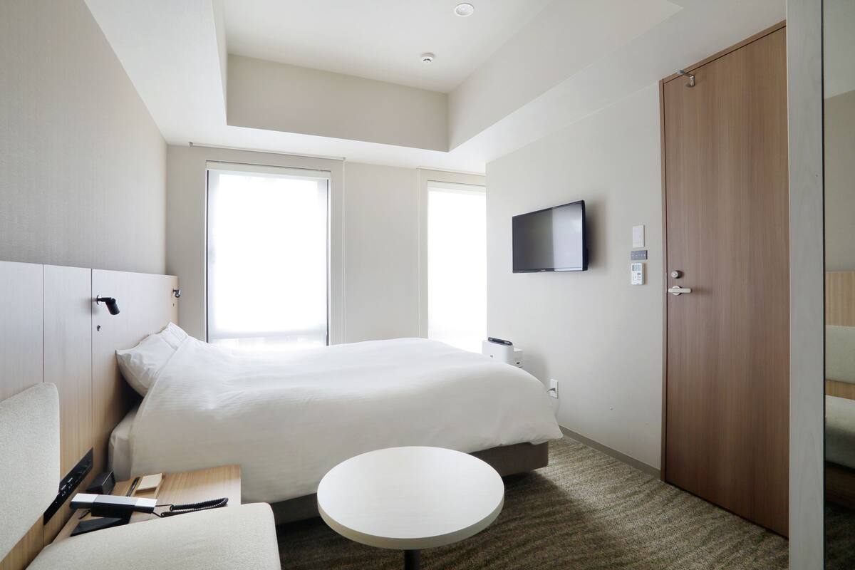 Blackout drapes, iron/ironing board (on request), WiFi (free)