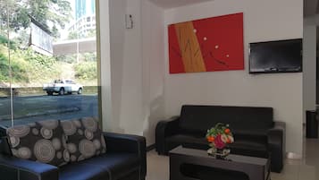 Lobby sitting area