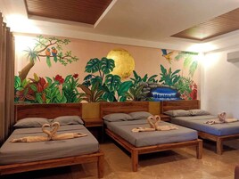 家庭开间套房, 无烟房, 海洋景观 | 床单