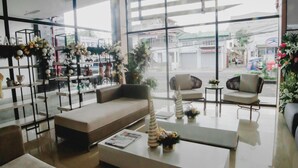 Sitteområde i lobbyen