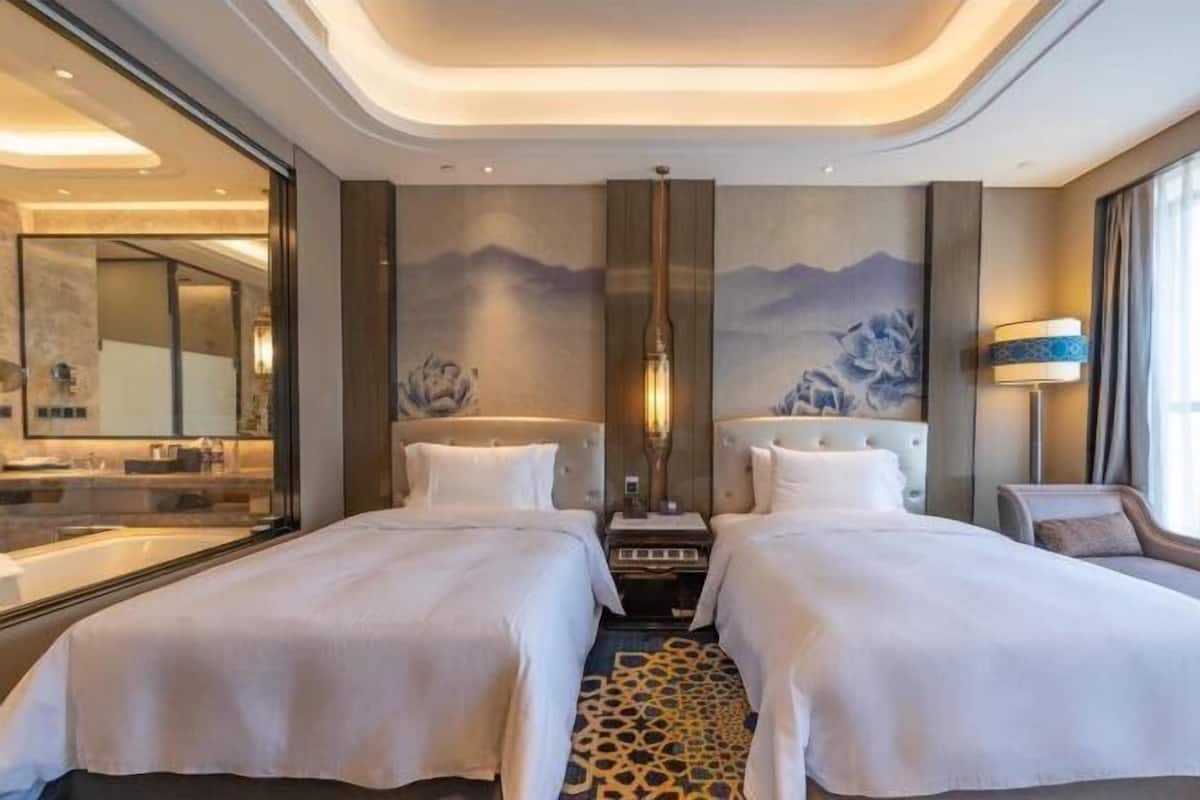 Biancheria da letto di alta qualità, minibar, una cassaforte in camera