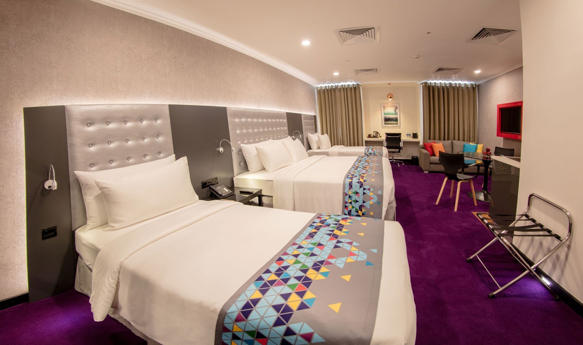 Premium bedding, in-room safe, individually furnished, desk
