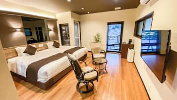 Chambre, fumeur, vue sur le jardin (Modern Western Style, 23 sqm) | Coffre-fort, accès au Wi-Fi (inclus), literie fournie