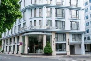 Voorkant van accommodatie