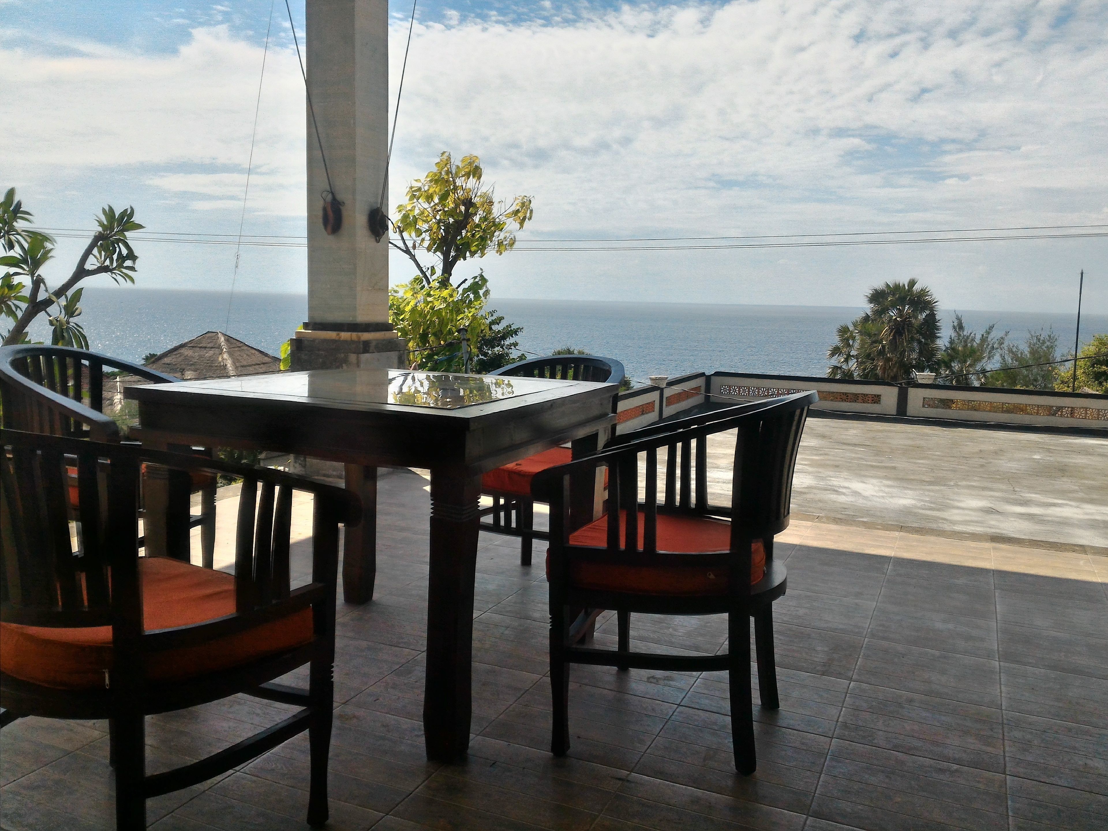 breakfast served, pool views
