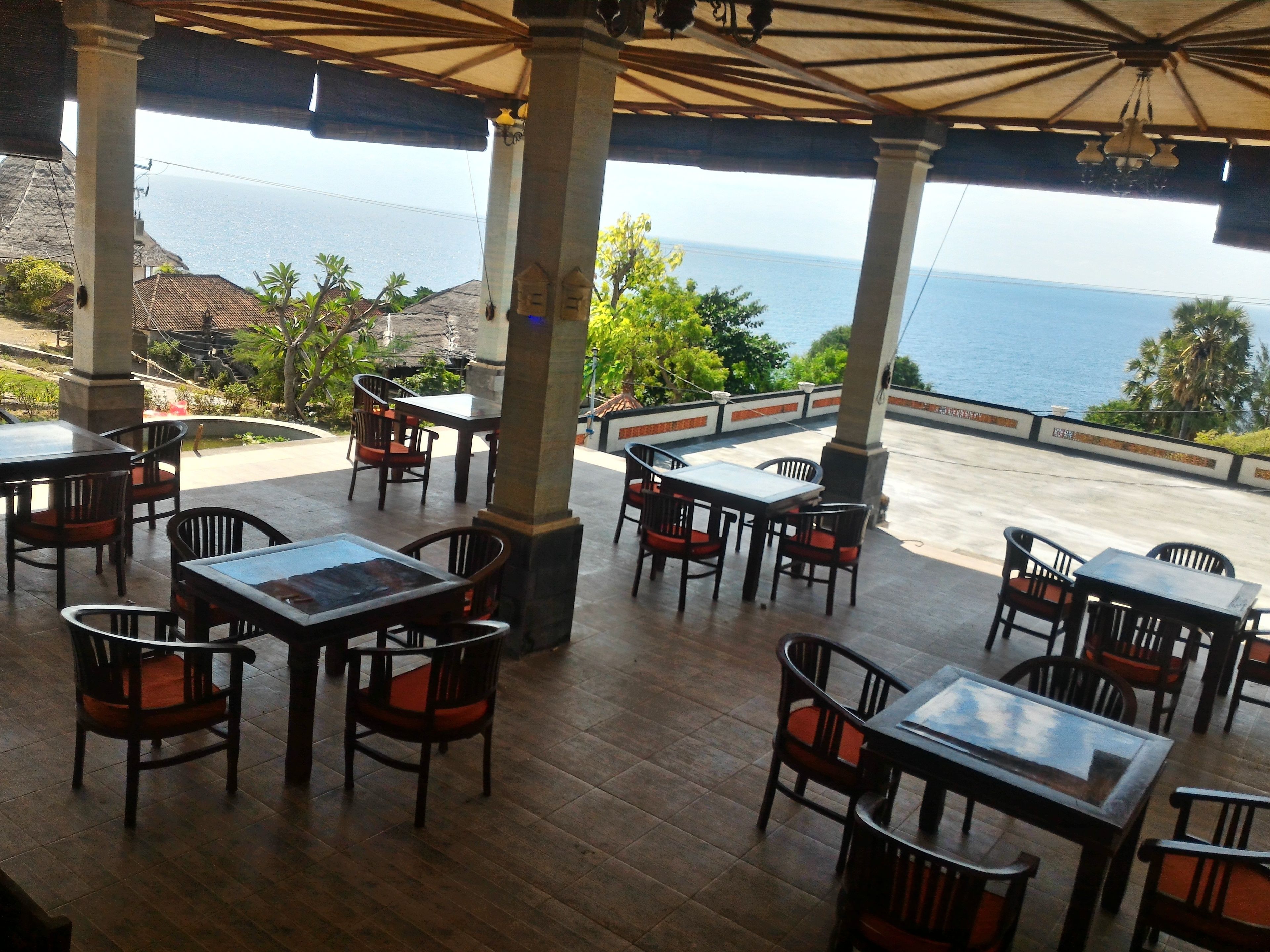 breakfast served, pool views