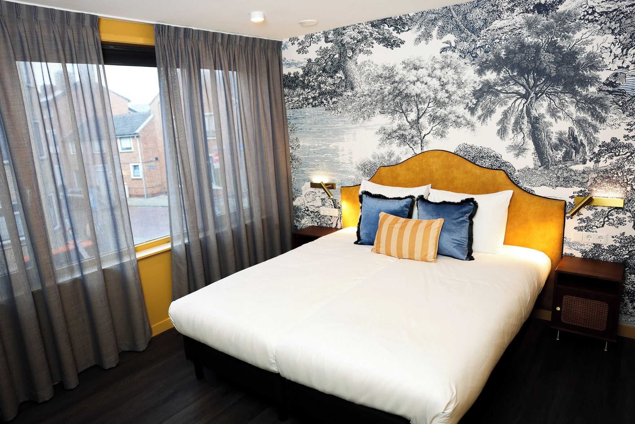 Chambre Double Signature, 2 lits une place | Wi-Fi gratuit, draps fournis