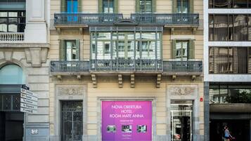 Voorkant van accommodatie